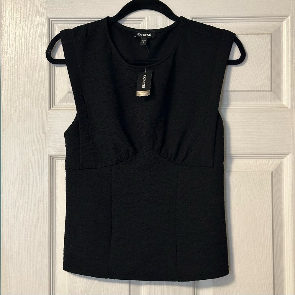 Express Sleeveless Black Top